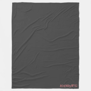 Polaire Charbon de bois - couverture d'ouatine de HAMbWG,