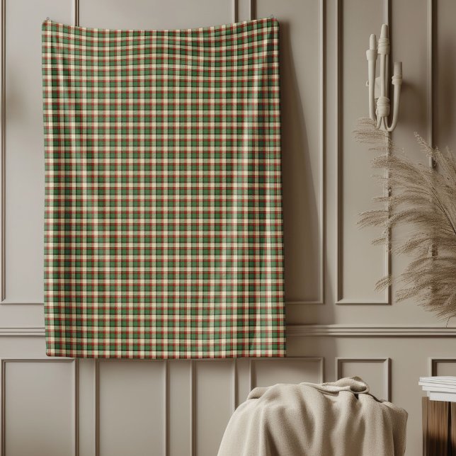 Polaire Charmante couverture de Noël Plaid pour cadeau (Charming Christmas Plaid Blanket for Gifting)