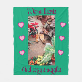 Polaire Chats de jardin douillet couverture