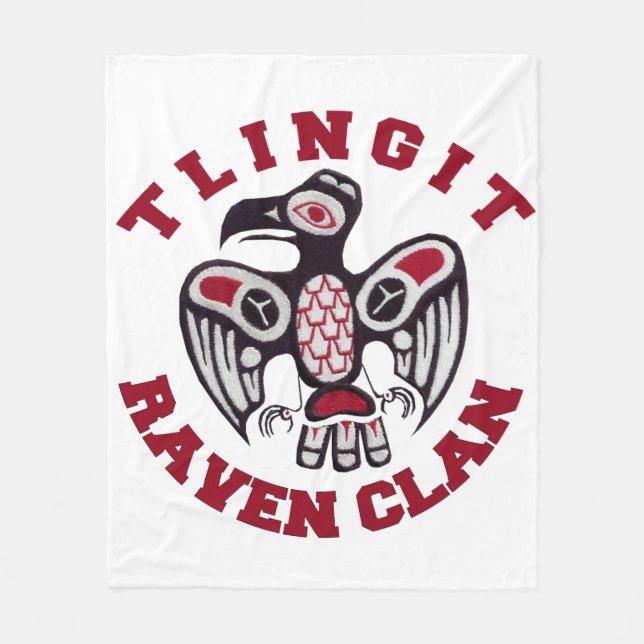Polaire Clan de Raven de Tlingit 50"" couverture de (Devant)