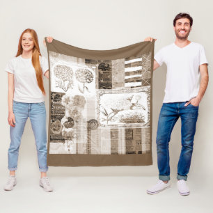 Polaire Conception d'annonces vintage - Couverture en pola
