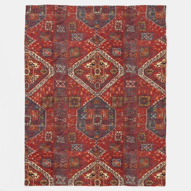 Polaire Conception orientale de couverture dans no5 rouge (Devant)