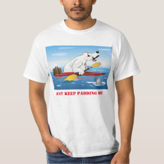 Polaire concernez le T-shirt d'hommes de kayak