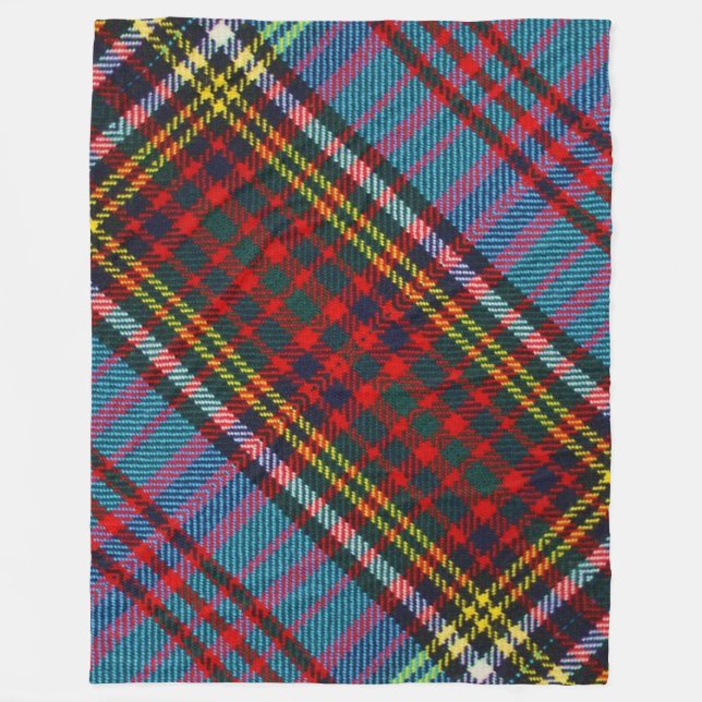 Polaire Couverture 2 d'ouatine de tartan d'Anderson (Devant)