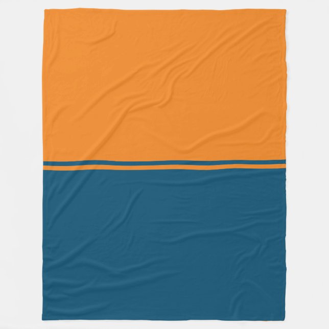 Polaire Couverture à deux tons (Devant)