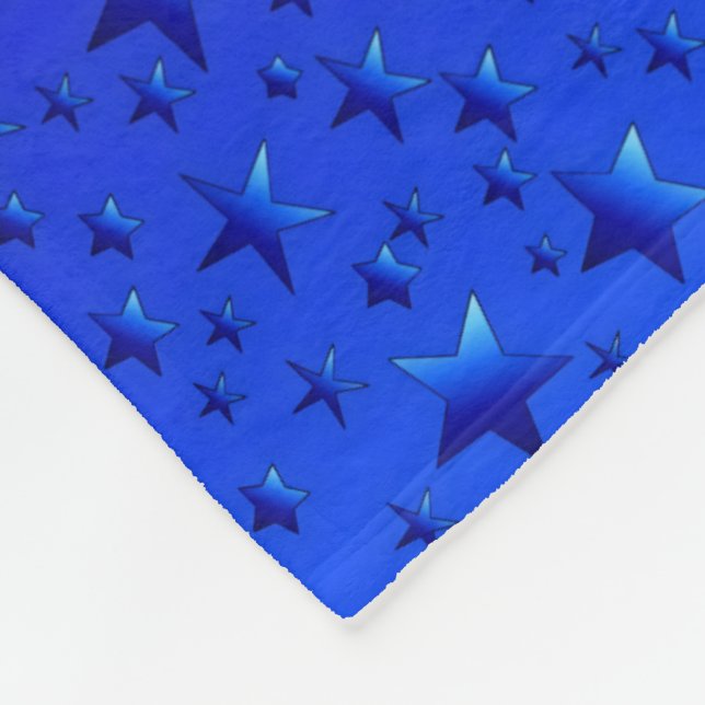 Polaire Couverture à motif nuit étoilée bleue (Coin)