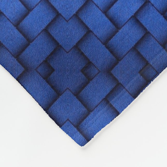 Polaire Couverture ADOM Deep Blue Mesh Weave (Coin)