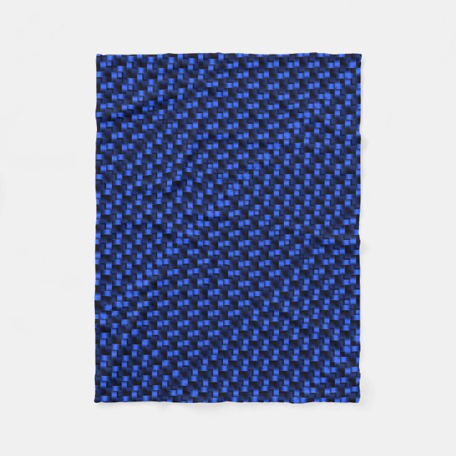 Polaire Couverture ADOM Deep Blue Mesh Weave (Devant)