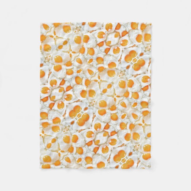 Polaire Couverture ADOM Œufs Frits Sunny Side Up (Devant)