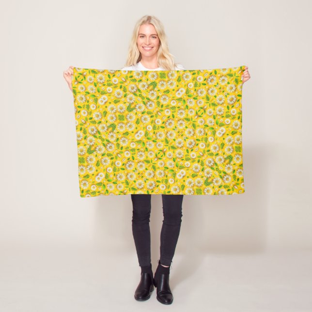 Polaire Couverture ADOM Sunny Meadow Daisy (En situation)