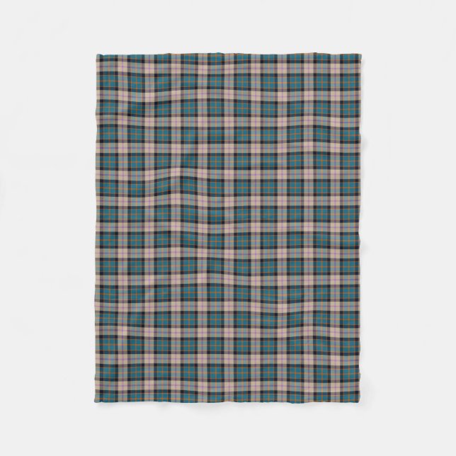 Polaire Couverture antique d'ouatine de tartan de (Devant)