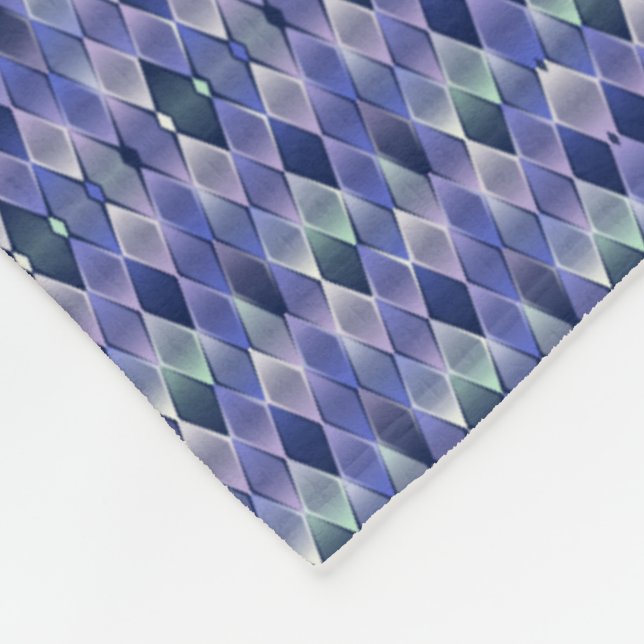 Polaire Couverture Argyle Iridescente (Coin)