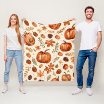 Couverture Automnale Cosy pour Thanksgiving