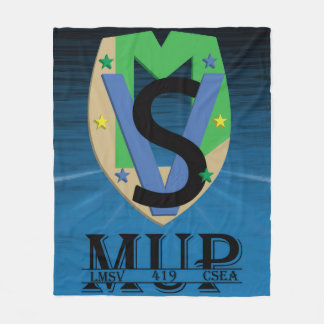 Polaire Couverture avec logo de la ligne Mup