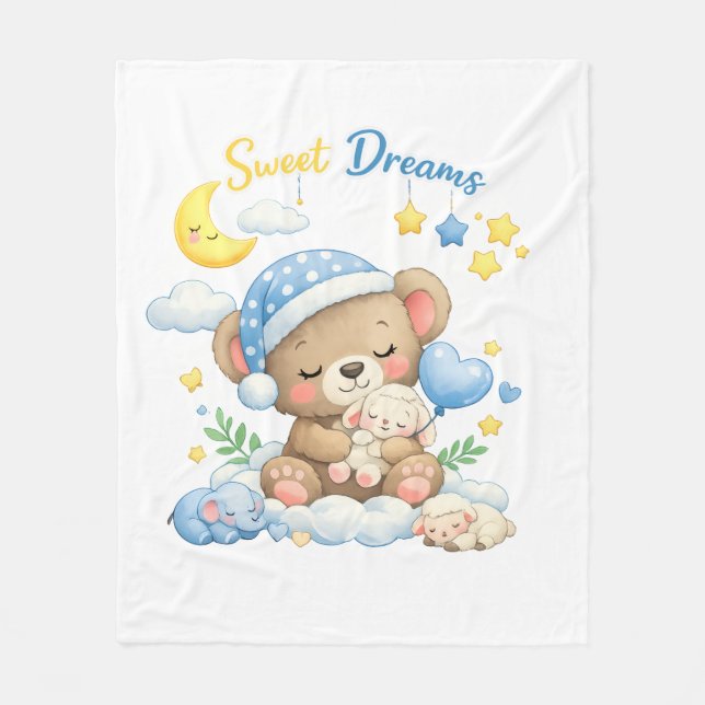 Polaire Couverture bébé doux rêves (Devant)