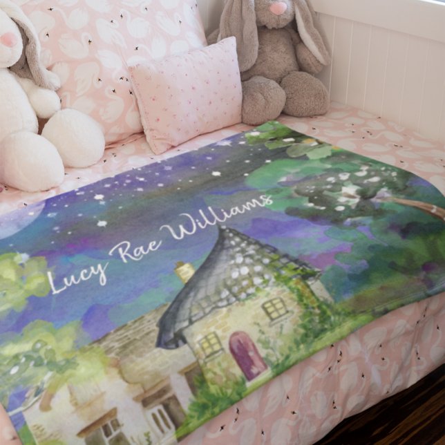 Polaire Couverture bébé en molleton personnalisée - Jardin (Créateur téléchargé)