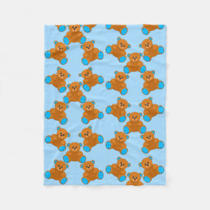 Polaire Couverture bébé nounours