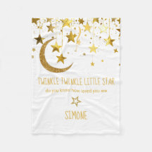Couverture bébé Shower 'Twinkle Little Star'
