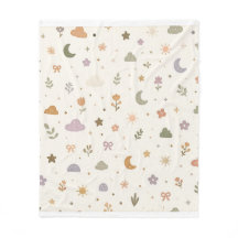 Couverture bébé unisexe Jardin céleste | Bohème Te