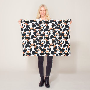 Polaire Couverture bébé vache
