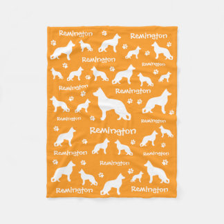 Polaire Couverture bergère allemande | Cadeau Loyal et Amo