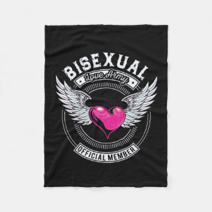 Polaire Couverture bisexuelle d'armée d'amour