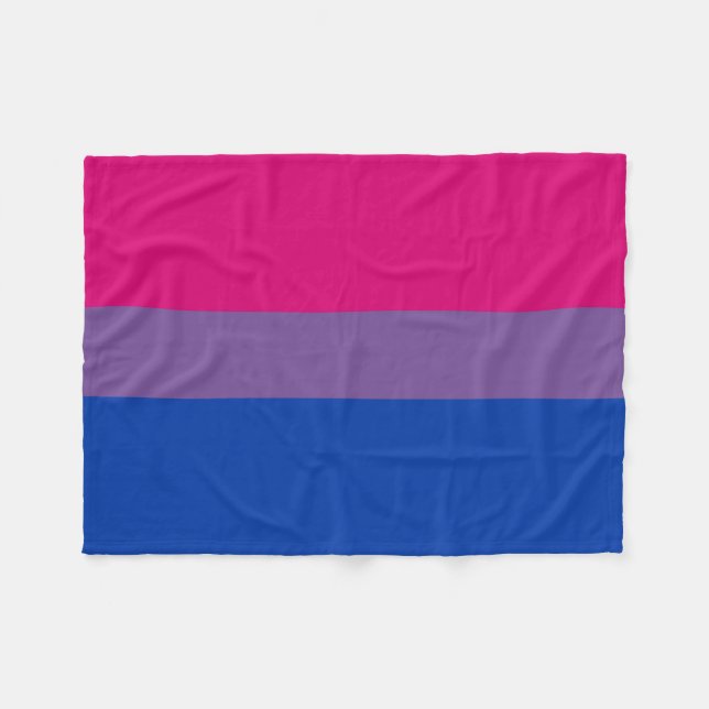 Polaire Couverture bisexuelle d'ouatine de drapeau (Devant (Horizontal))