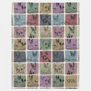 Polaire Couverture Cadeau pour Amoureux de Chien Boston Te