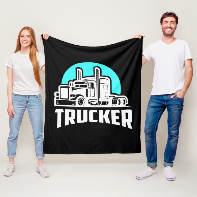 Polaire Couverture cadeau pour routier (En situation)