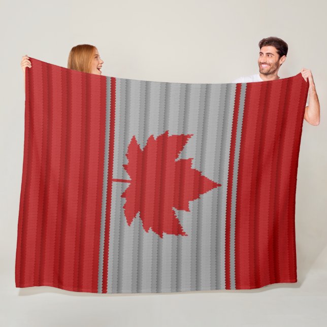 Polaire Couverture Canada Couverture en molleton souvenir  (En situation)