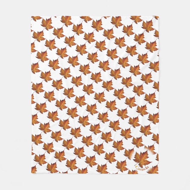Polaire Couverture Canada Maple Leaf Souvenir (Devant)