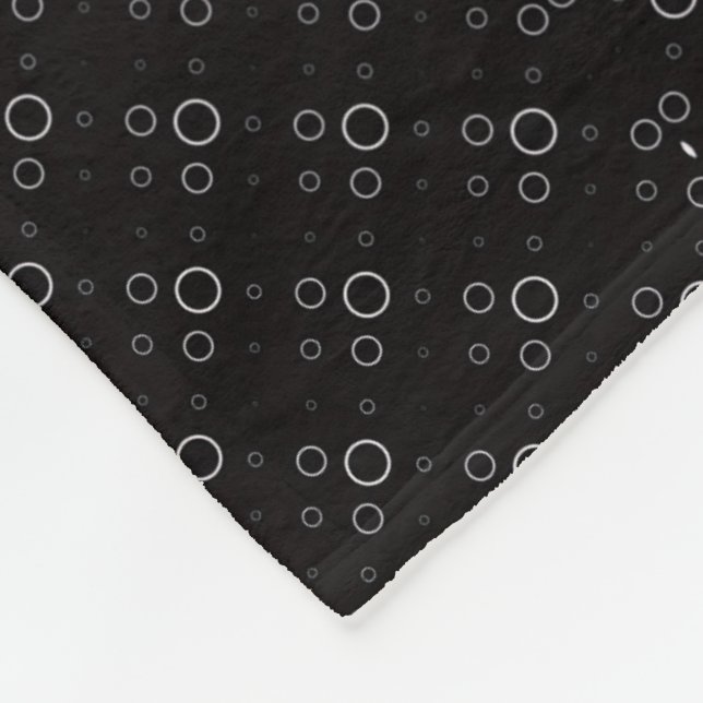 Polaire Couverture Cercles Monochromes (Coin)