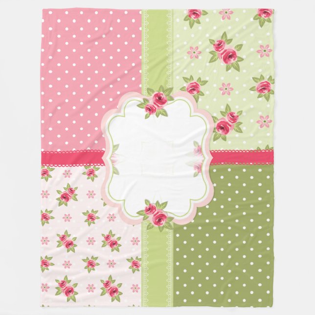 Polaire couverture chic et chic rose (Devant)