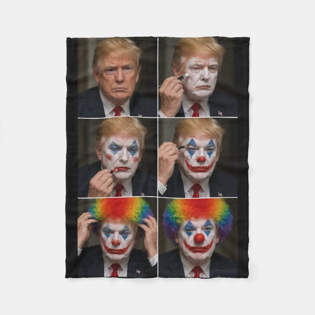 Polaire Couverture Clown Trump (Devant)