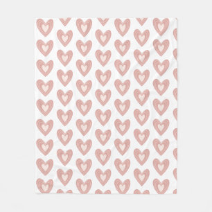 Polaire Couverture Coeur Motif - Adorable & Soft Thon
