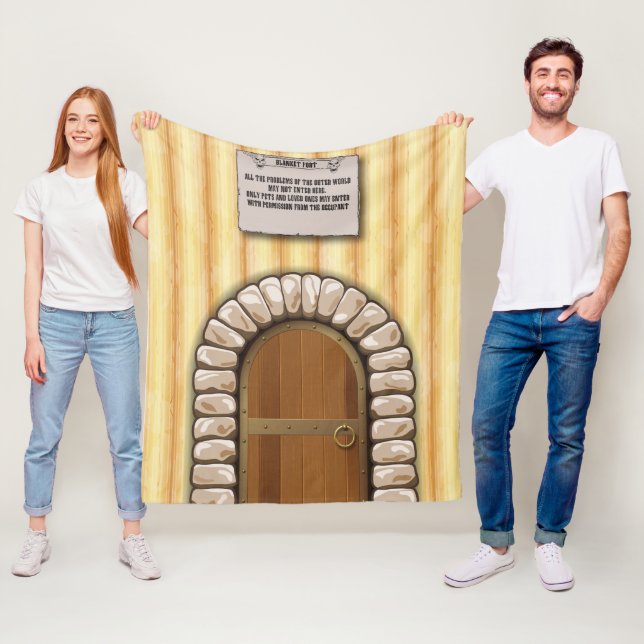 Polaire Couverture couvrante d'ouatine d'entrée principale (En situation)