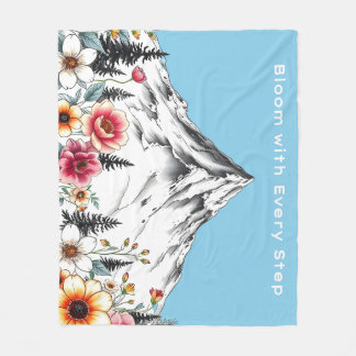 Polaire Couverture d'aquarelle florale