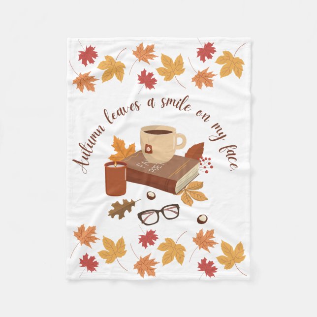 Polaire Couverture d'automne confortable (Devant)