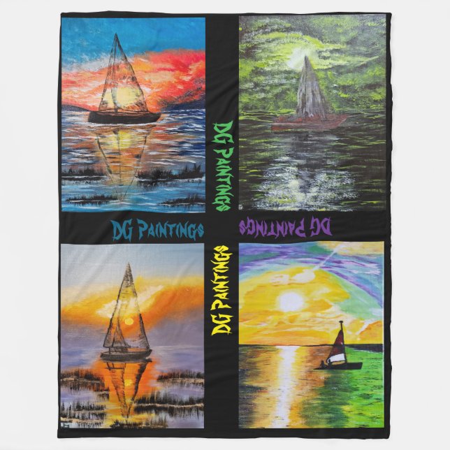 Polaire Couverture de bateau à voile DG Paintings (Devant)