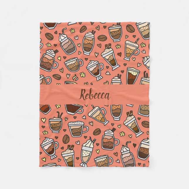 Polaire Couverture De Café Confortable Pour Sips Relaxants (Devant)