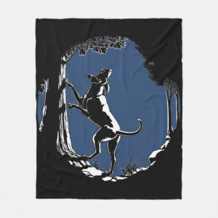 Polaire Couverture de canard de Hound Chasse de chien Blan