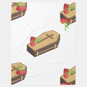 Polaire couverture de cercueil emojis