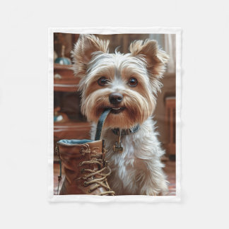 Polaire Couverture de chaussure pour chiots joueurs ADOM