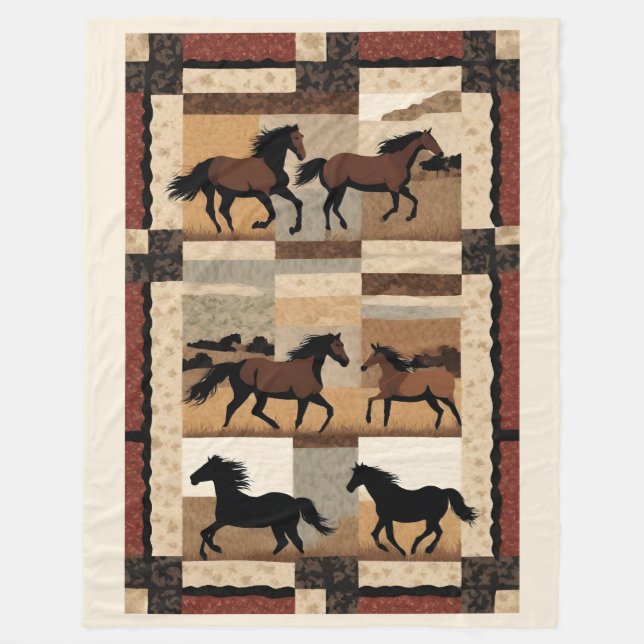 Polaire Couverture de cheval (Devant)