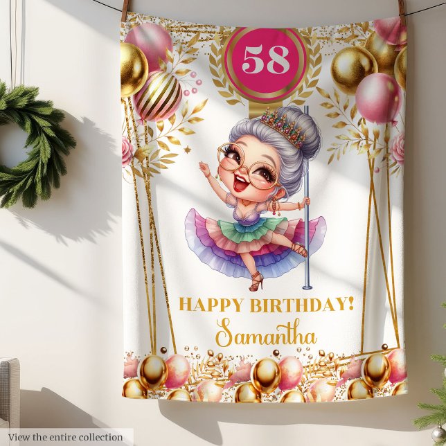 Polaire Couverture de citation drôle personnalisée pour gr (Personalized Funny Quote Blanket for Grandma)