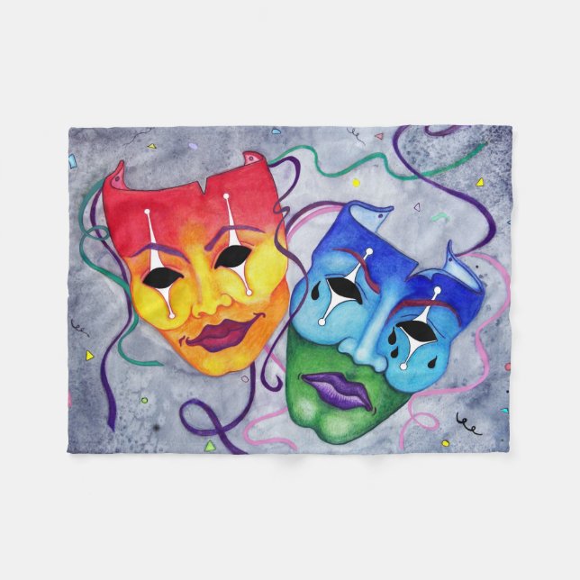 Polaire Couverture de comédie et de tragédie (Devant (Horizontal))