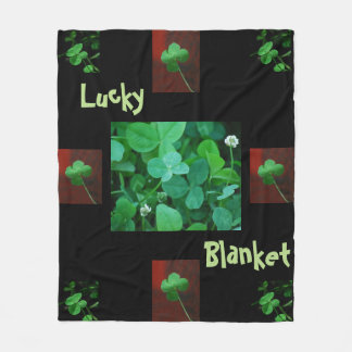 Polaire Couverture de fermeture à quatre feuilles Lucky