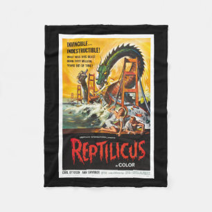 Polaire Couverture de film de monstre de Reptilicus