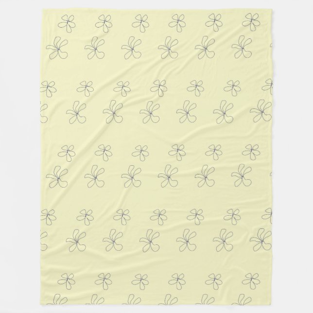 Polaire couverture de fleurs (Devant)