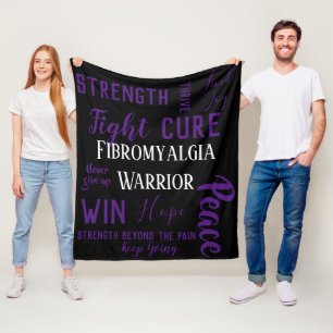 Polaire Couverture de guerrier de fibromyalgie